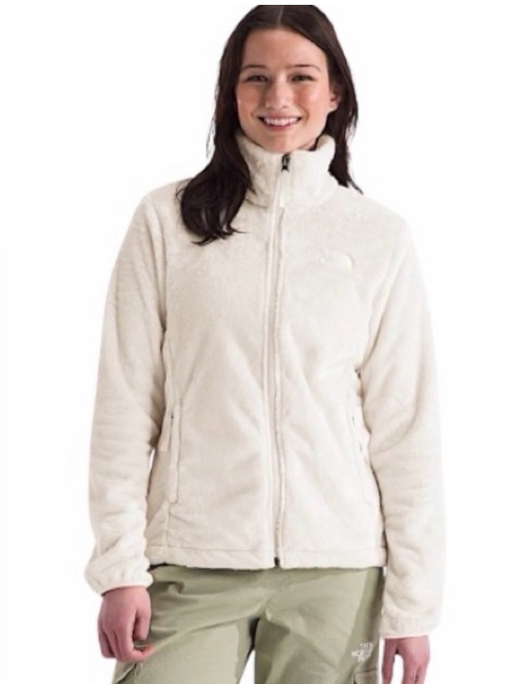 The North Face Osito Fleece Jacket Cream Small Like New!